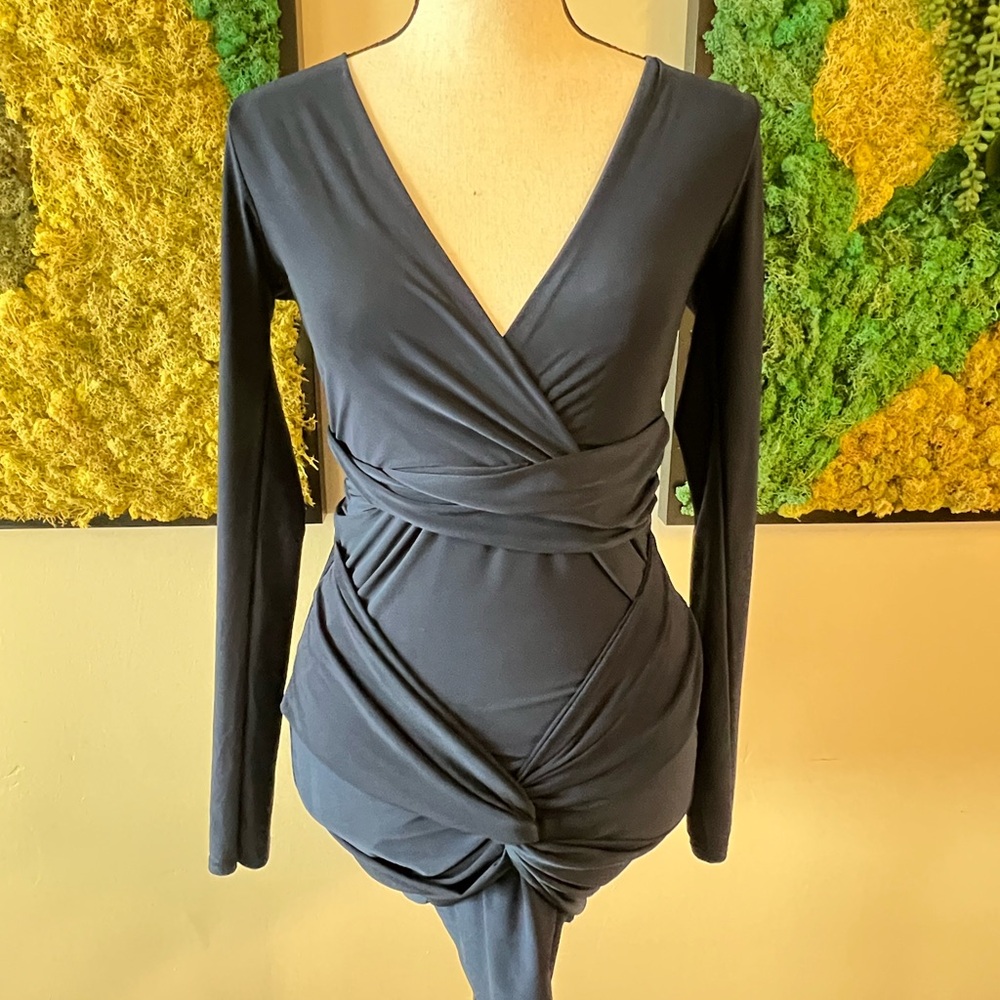 Navy mini dress